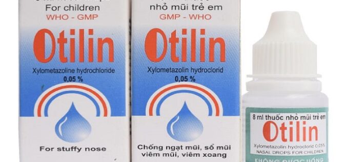 Thuốc nhỏ mũi Otilin: Công dụng, liều dùng, tác dụng phụ